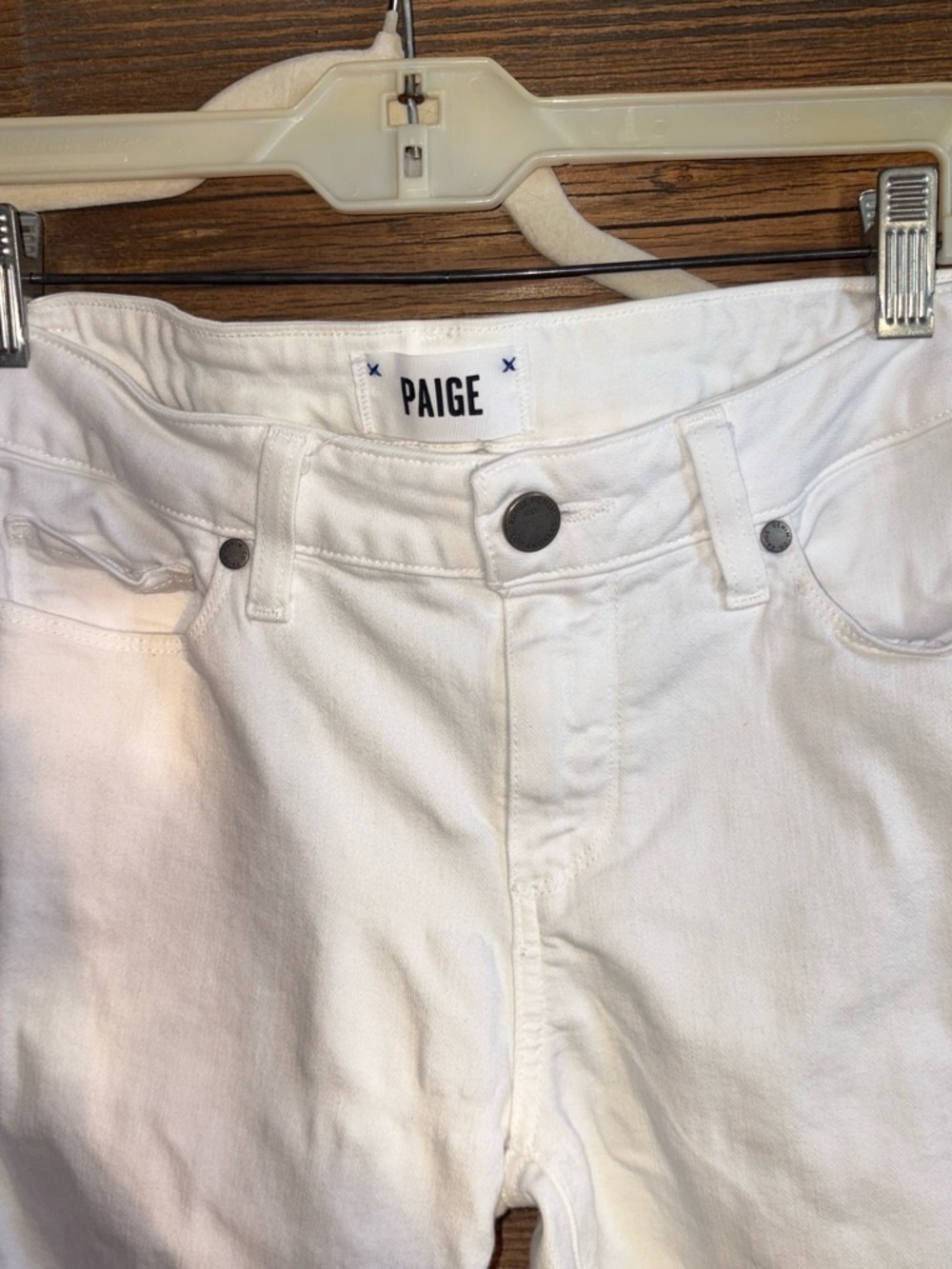 PAIGE White High-Waist Slim Jeans - Picture 3 of 5
